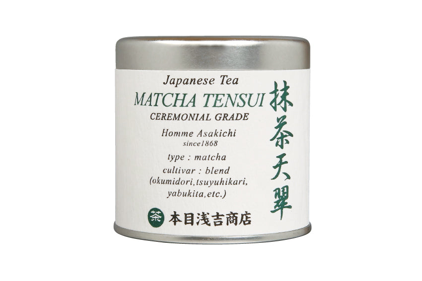 国際銘茶品評会受賞】抹茶 天翠 30g缶 – 本目浅吉商店